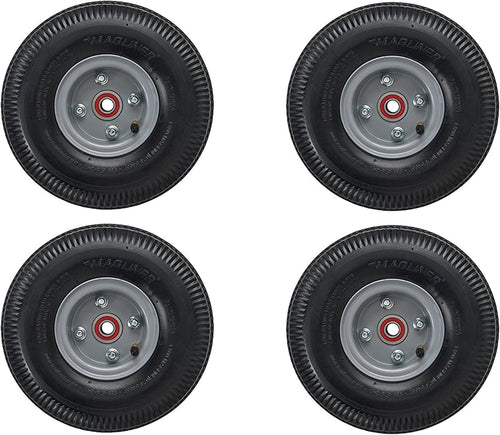 10" x 3.5" Pneumatic Wheel for Hand Truck (2 Pack) Z32498