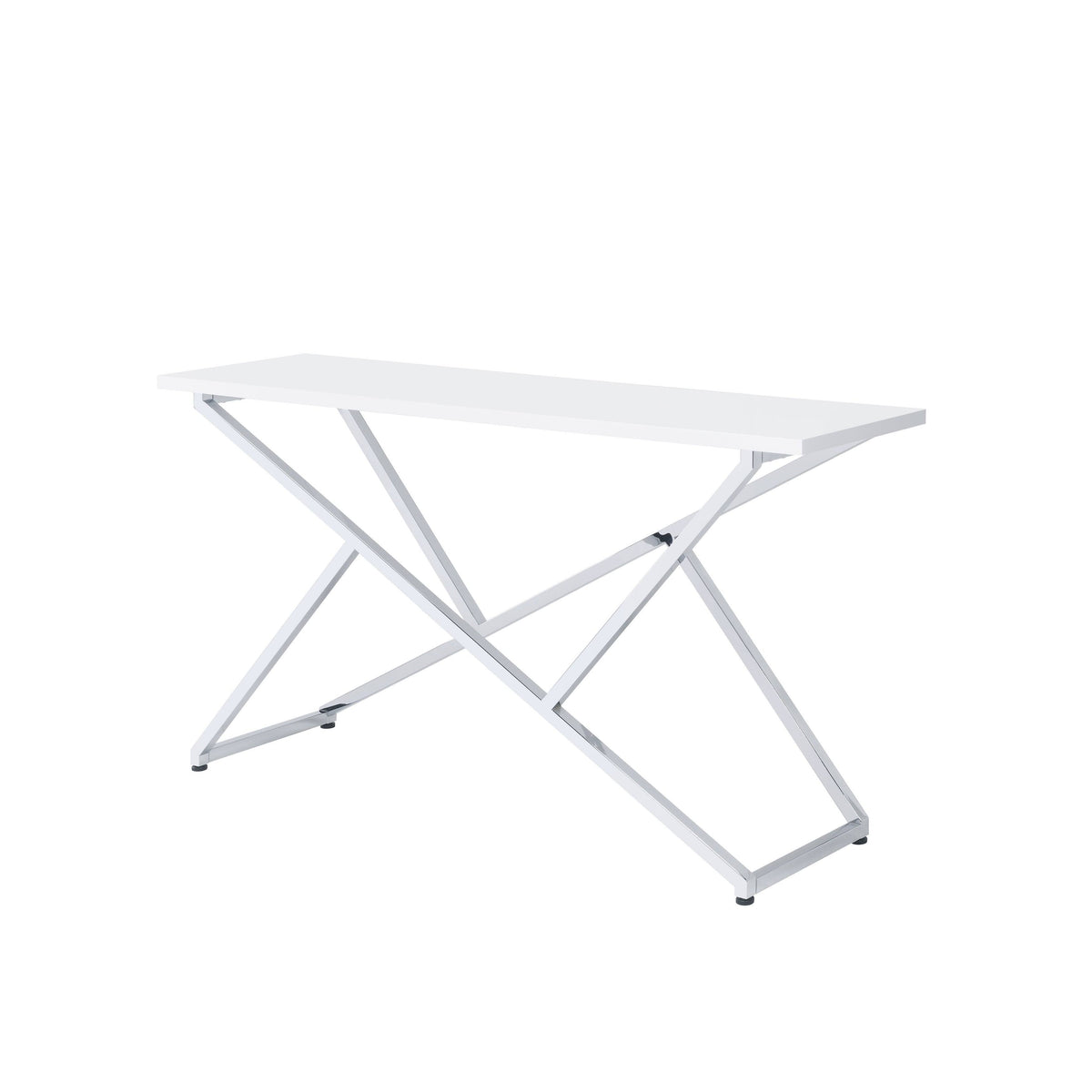 High Gloss White Sofa Table U881