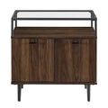 2 Door Dark Walnut Accent Cabinet G971962