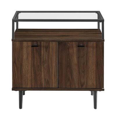 2 Door Dark Walnut Accent Cabinet G971962