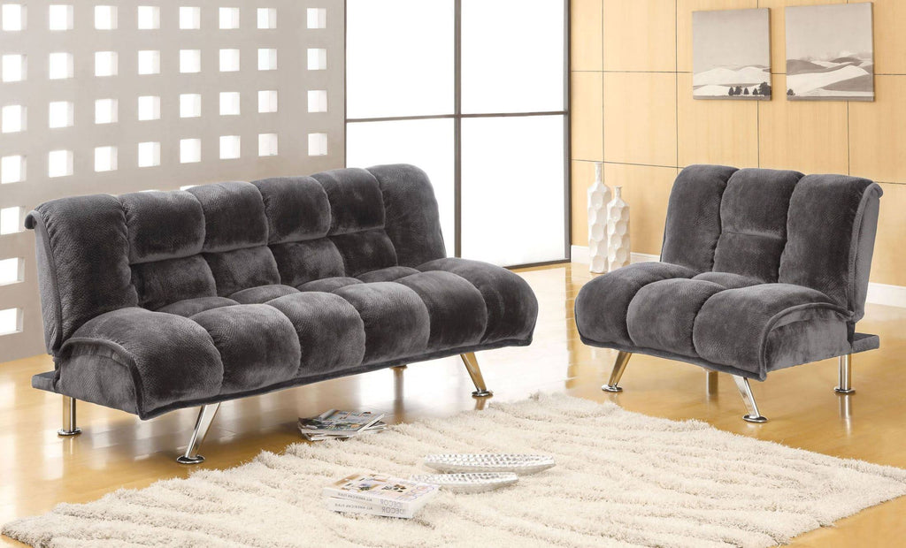 Gray Futon Sofa Q1894