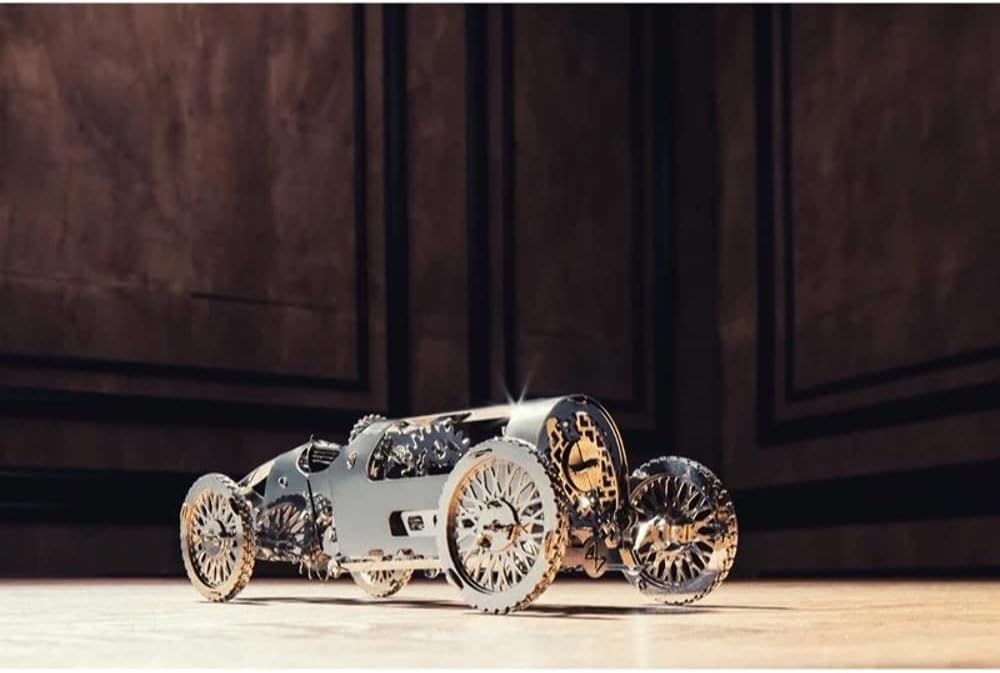 3D Puzzle Metal Model Car Kit Vintage Car Pack of 2 V5128