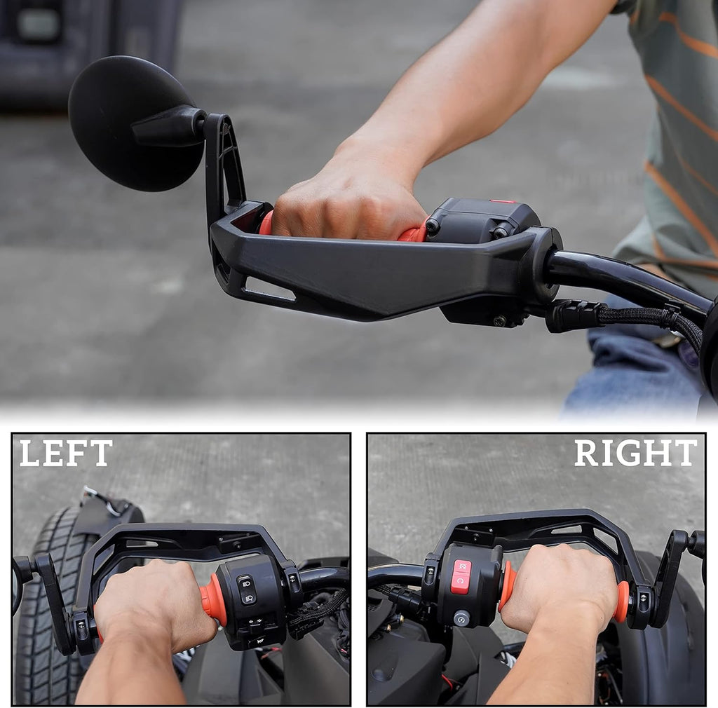 Black Aluminum Hand Guards Protector Kit (2PCS) B574