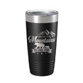 Black Insulated Laser Engraved Travel Mug 20 oz D73143