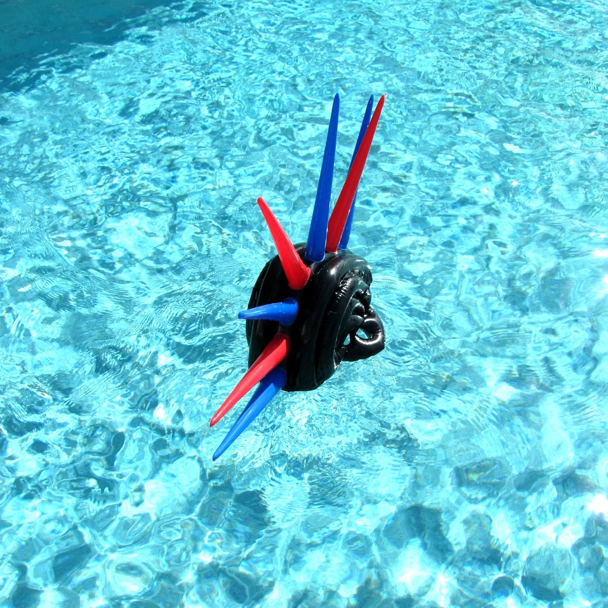 24" Inflatable Mohawk Helmet Pool Float Toy P583