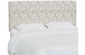 Twin Floral French Blue Headboard A362