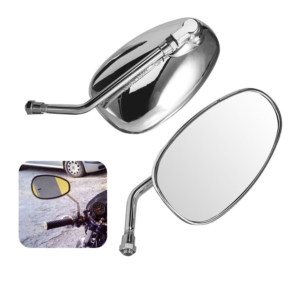 Oval Rear View Mirrors in Chrome R417716