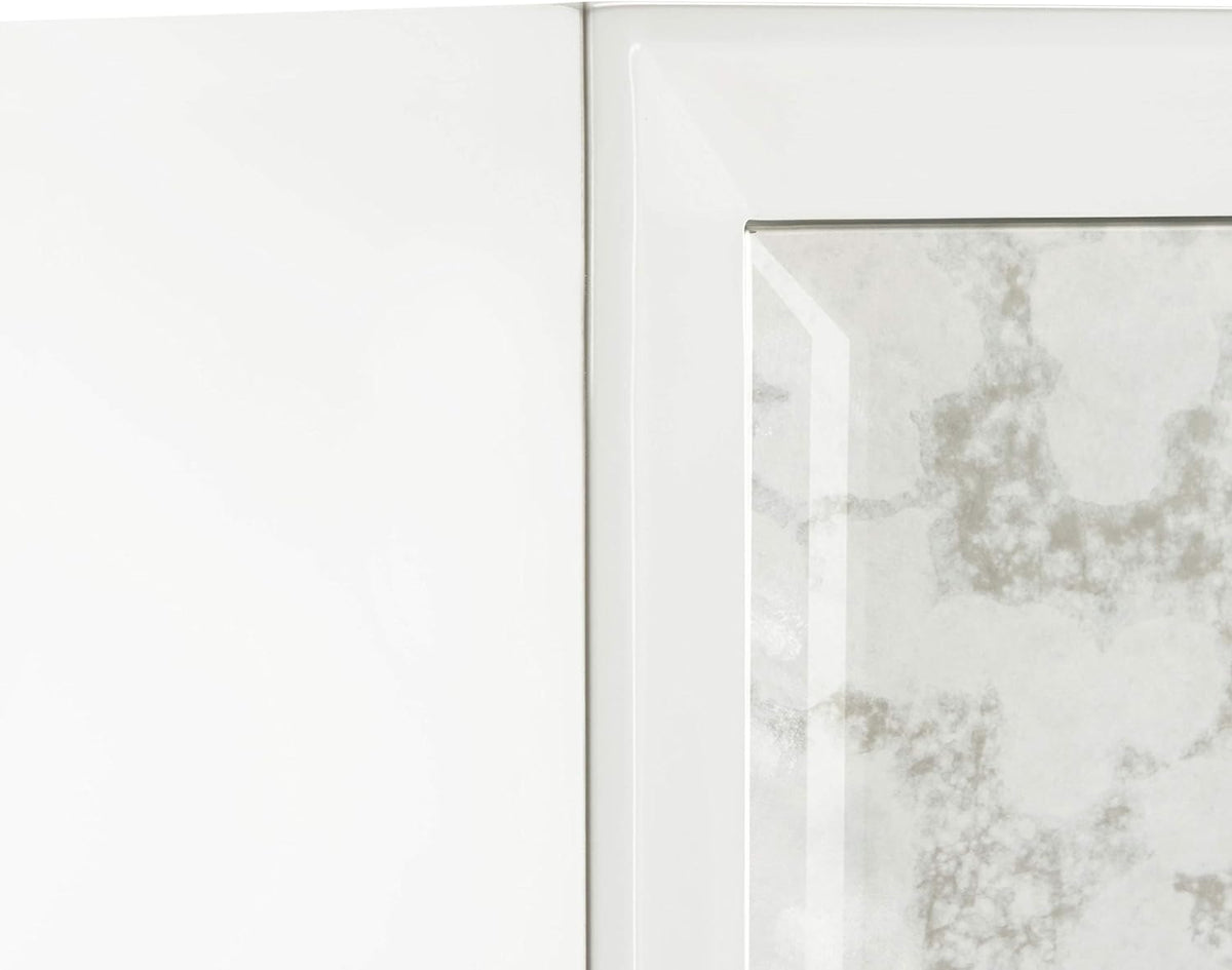White Acrylic 2-shelf Cabinet A37504
