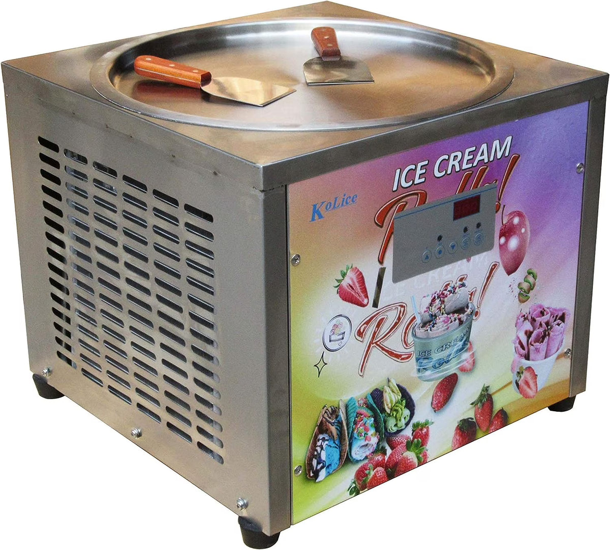 18" Single Round Pan Fried Ice Cream Machine X3349