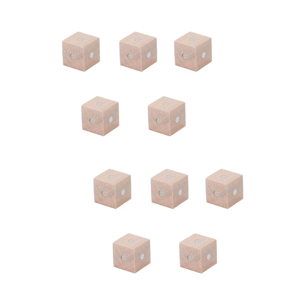 Magnetic Wooden Building Blocks Cube Toys R48925