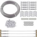 1/8 Cable Railing Kit with 200ft Wire Rope and M5 Turnbuckles R5844
