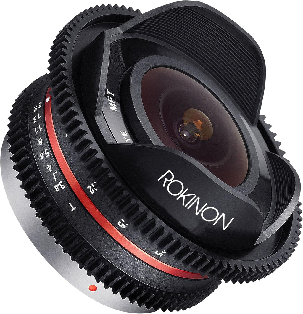 7.5mm T3.8 Cine Fisheye Lens for Micro 4/3 Cameras Black Q913