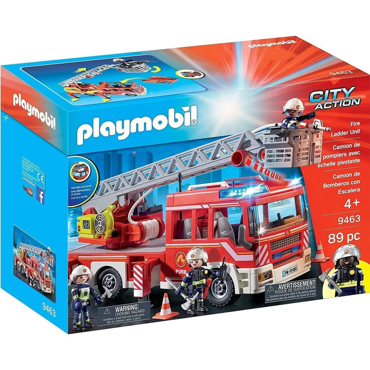 310 Pcs Fire Station Playset with Playmat and 12 Markers Z241290