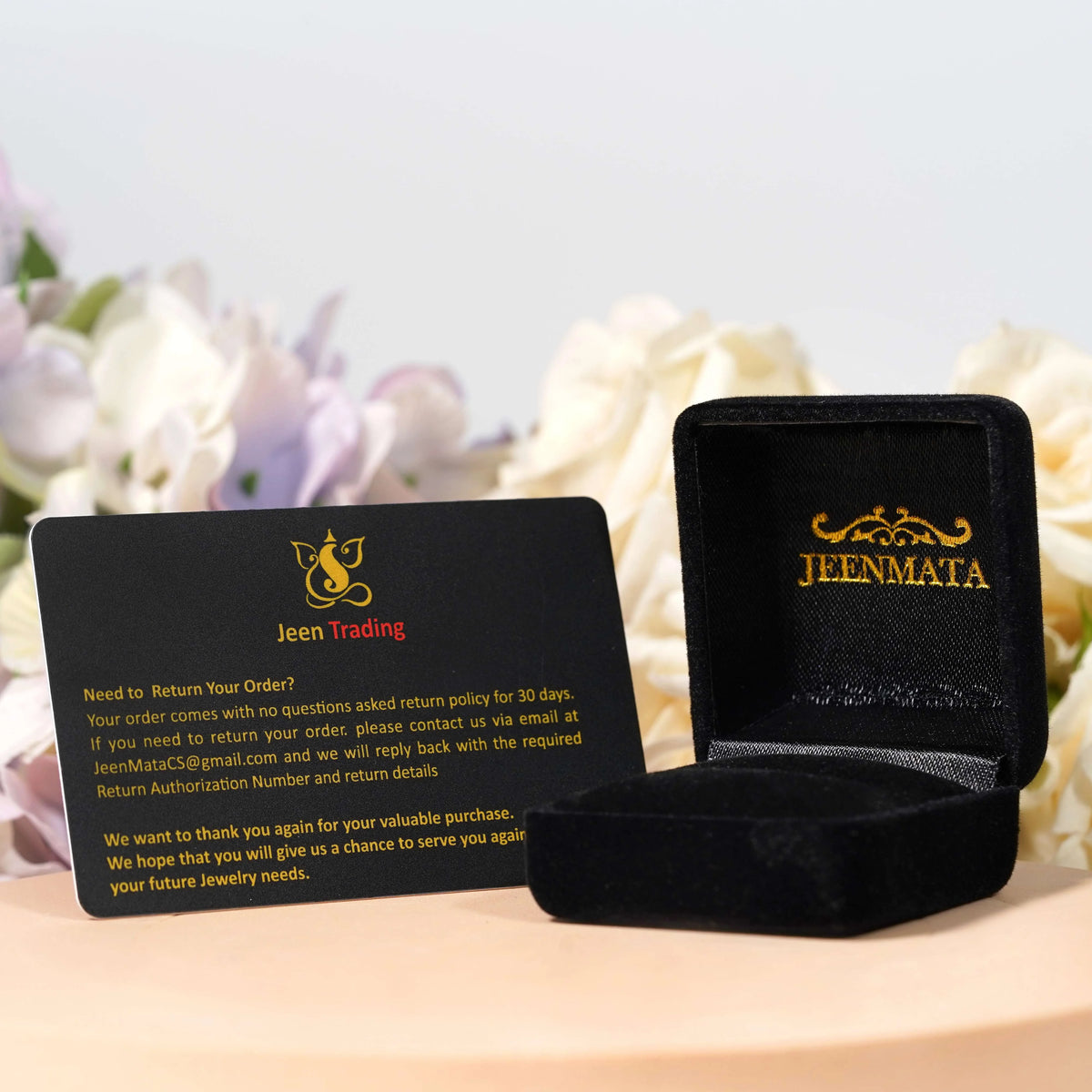18K Rose Gold Plated Black Diamond Bridal Set N9355