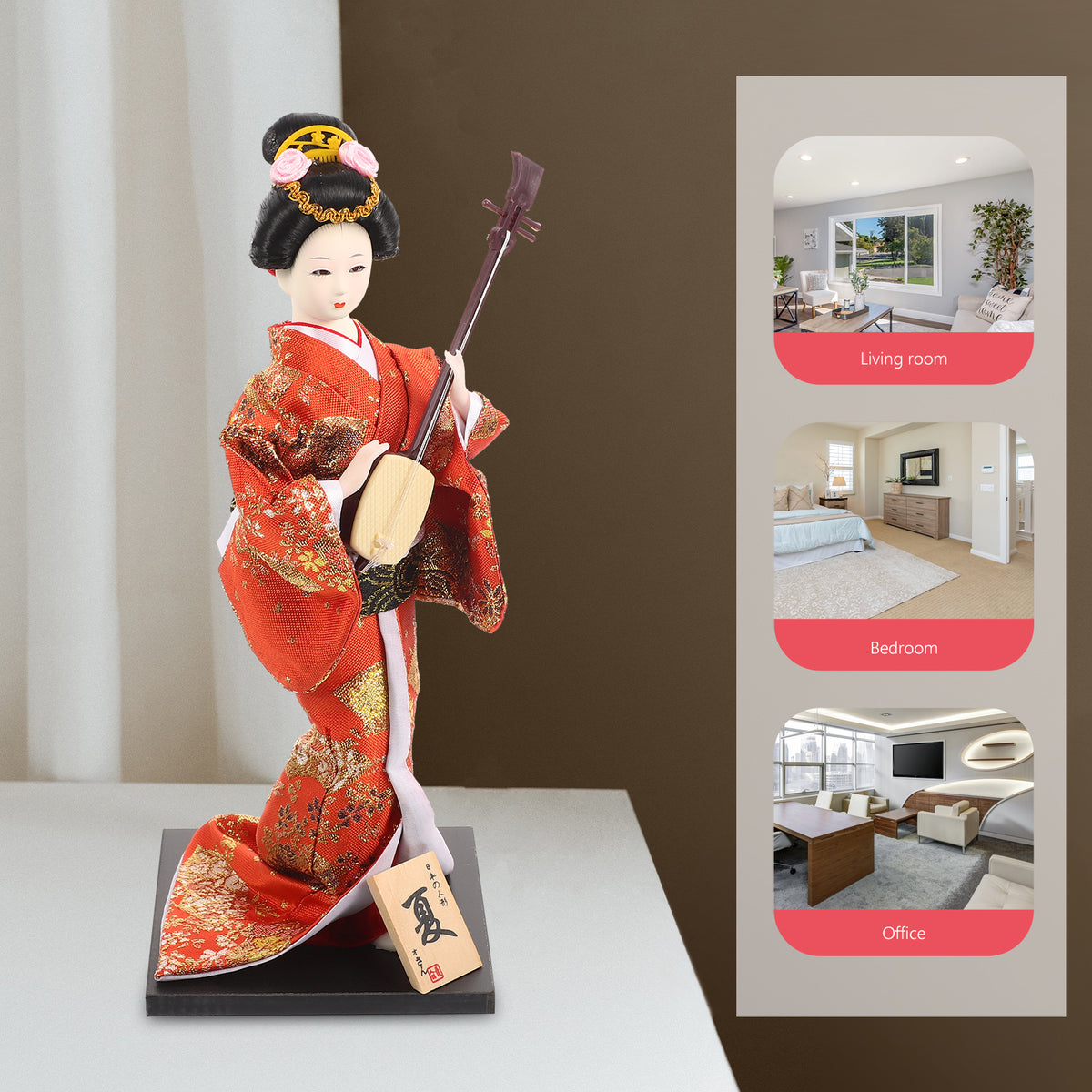 Japanese Geisha Doll Figurine Statue Q677428