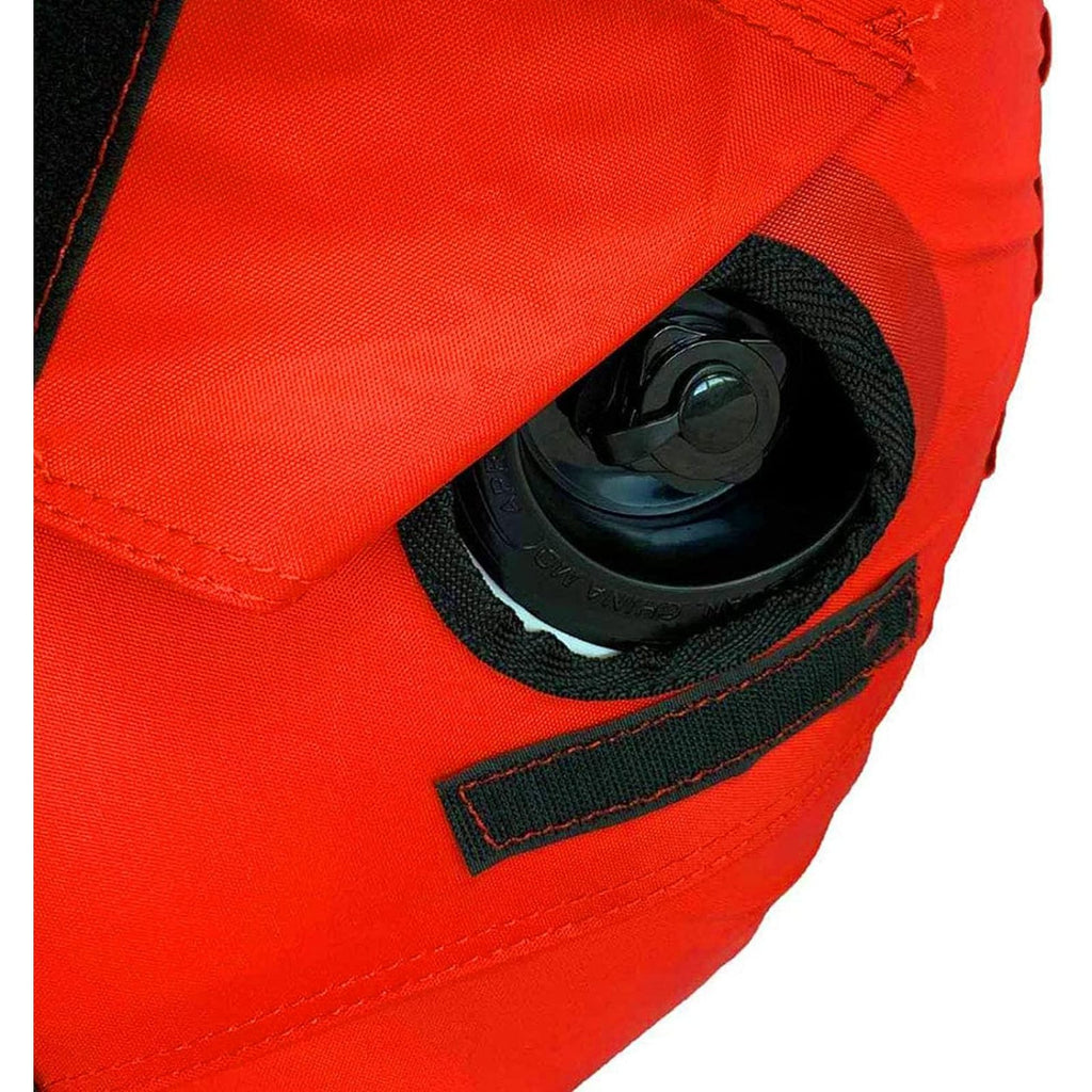 Red Nylon Inflatable Towable Float with Foam Handles U140