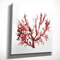 Red Oil Painting Print on Wrapped Canvas X9574