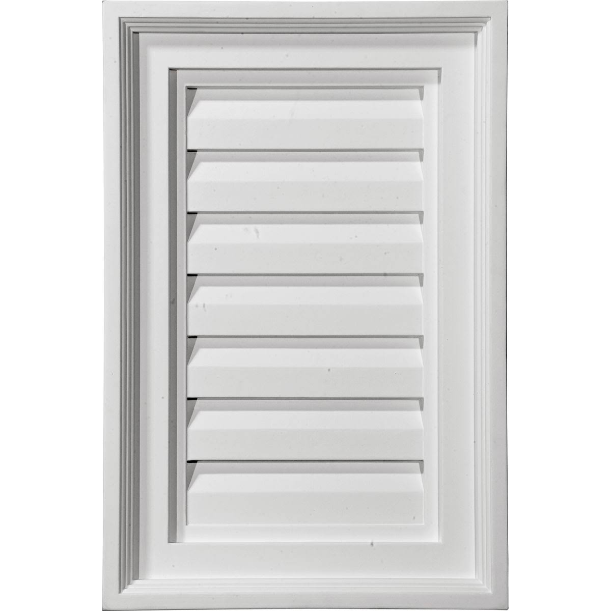 12x22W x 12x22H Vertical Urethane Gable Vent Louver J9183