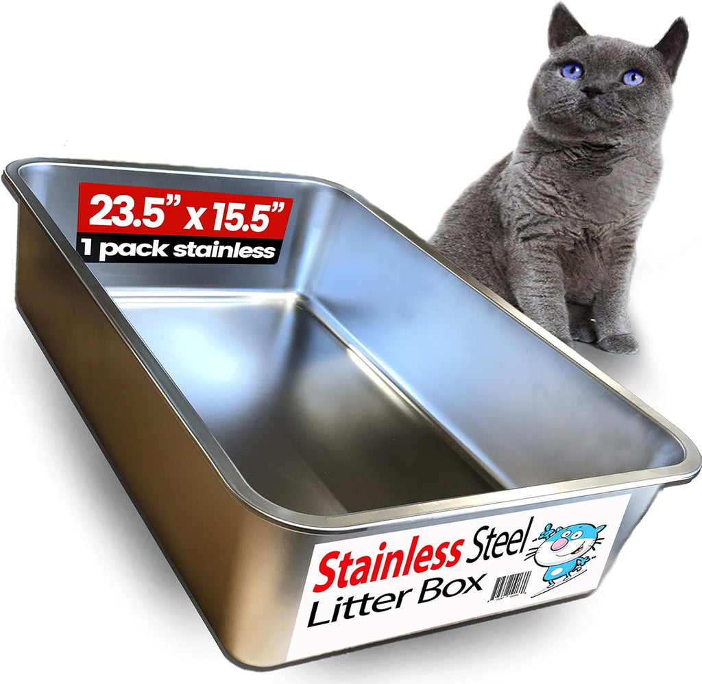 Stainless Steel Cat Litter Box E352