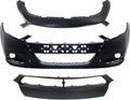 Front Bumper Cover with Bumper Molding, Set of 3 P8767