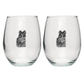 Set of 2 Stemless Wine Glass D876539