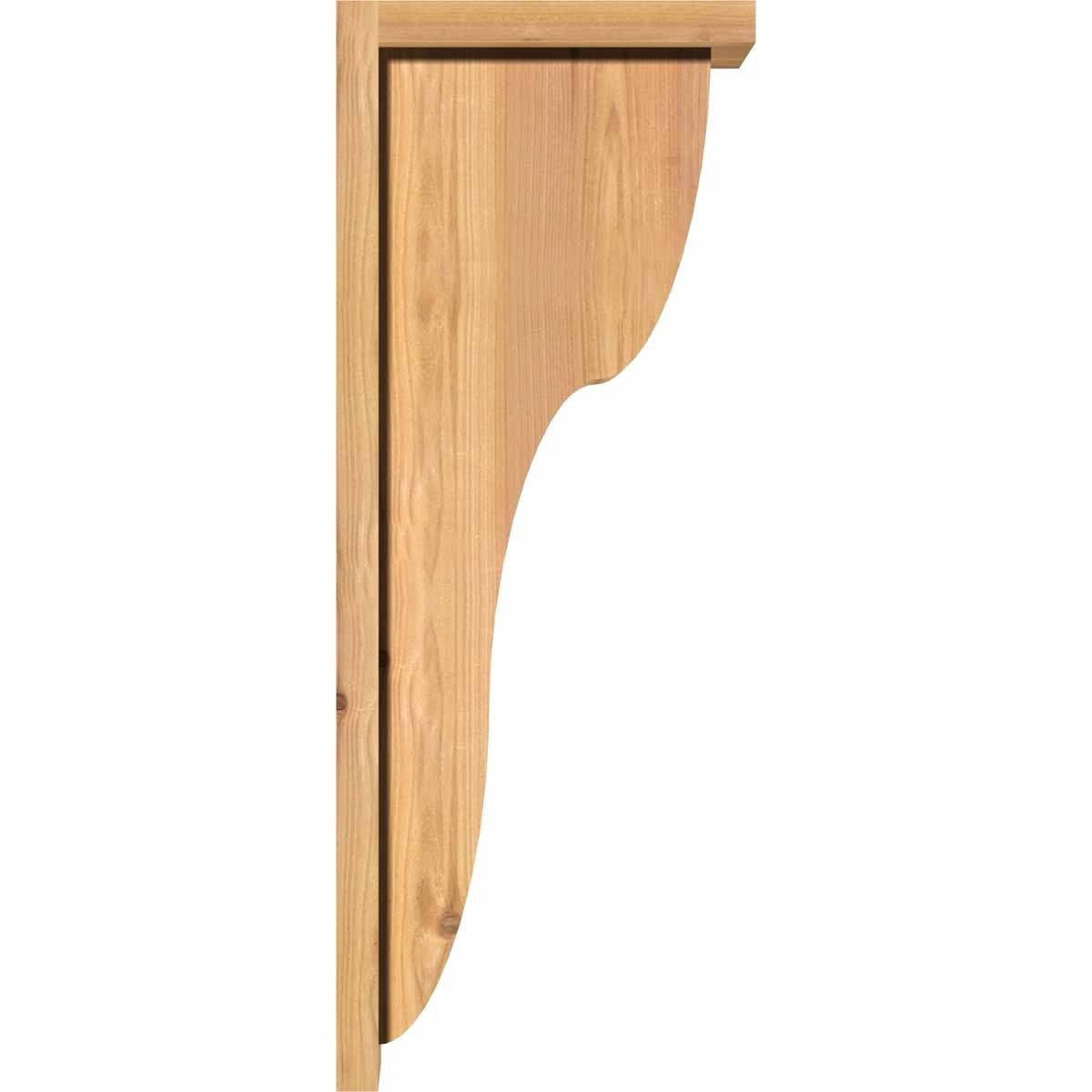 5 1/2x22W x 10x22D x 14x22H Western Red Cedar Corbel P915294