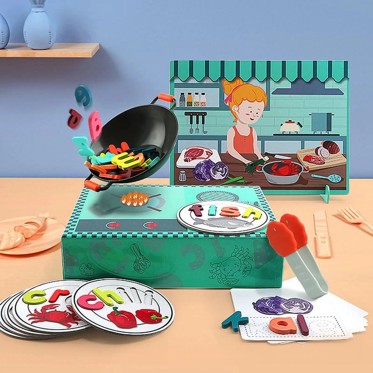 Montessori Pretend Play Cooking Toys E96731