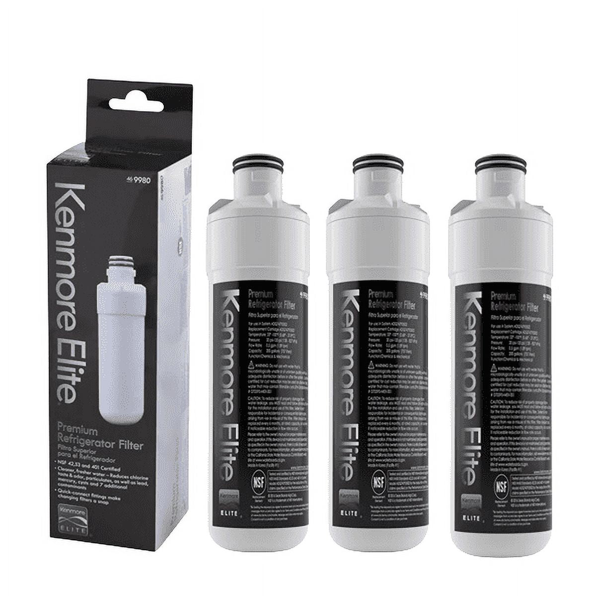 3 Pack Replacement Refrigerator Water Filter M4284