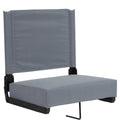 Gray Metal Folding Lawn Chair V223