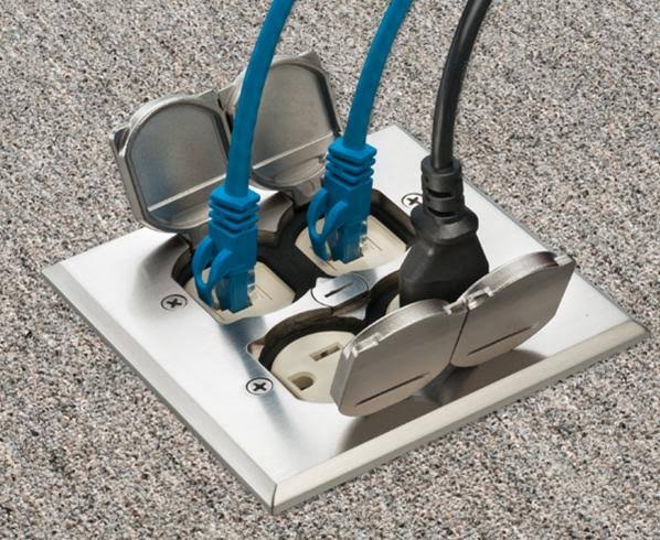 2 Gang Floor Box U205