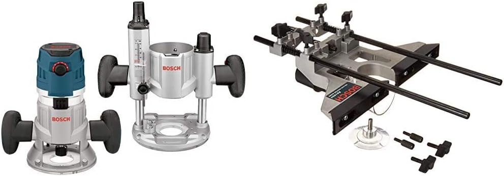 Combination Plunge & Fixed-Base Router Kit with Hard Case B770632