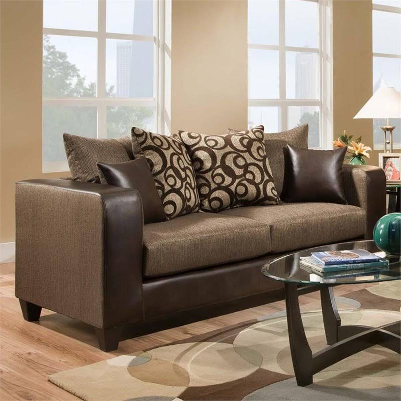 Espresso Chenille Sofa Z297254