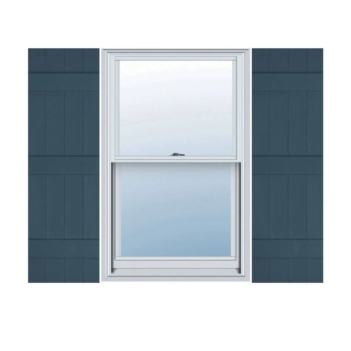 Lifetime Vinyl Board-n-Batten Shutters per Pair, 14 x E44185