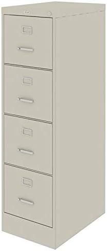 22 Deep 4 Drawer Letter File Cabinet in Putty T482