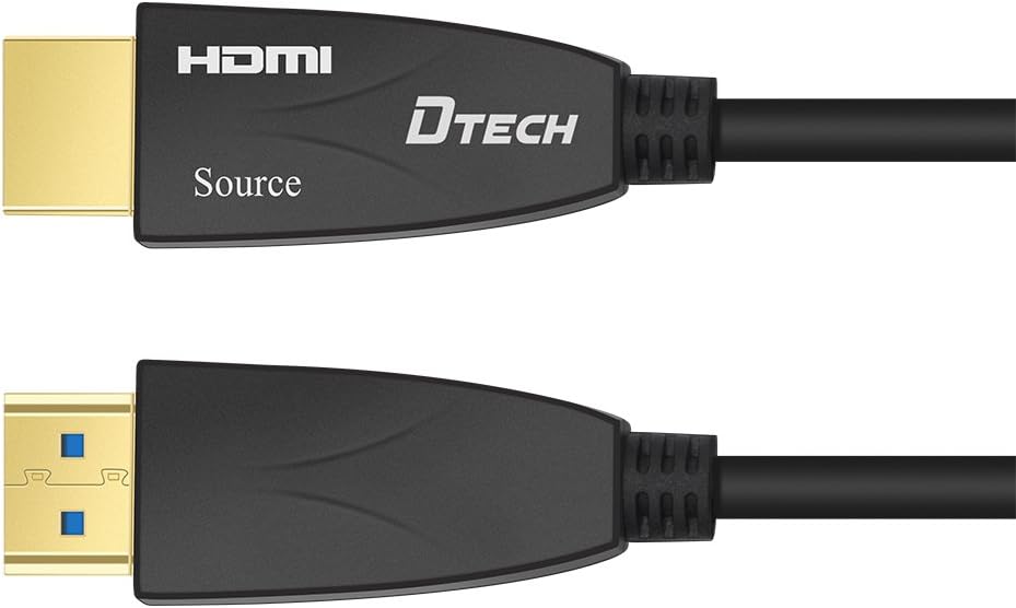 25 Feet Fiber Optic HDMI Cable Black Y3126
