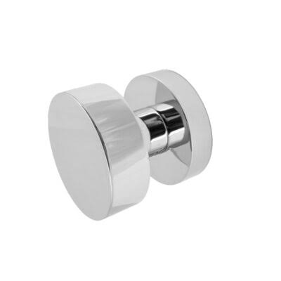 Passage Hall and Closet Door Knob Set, Polished Stainless Steel V566