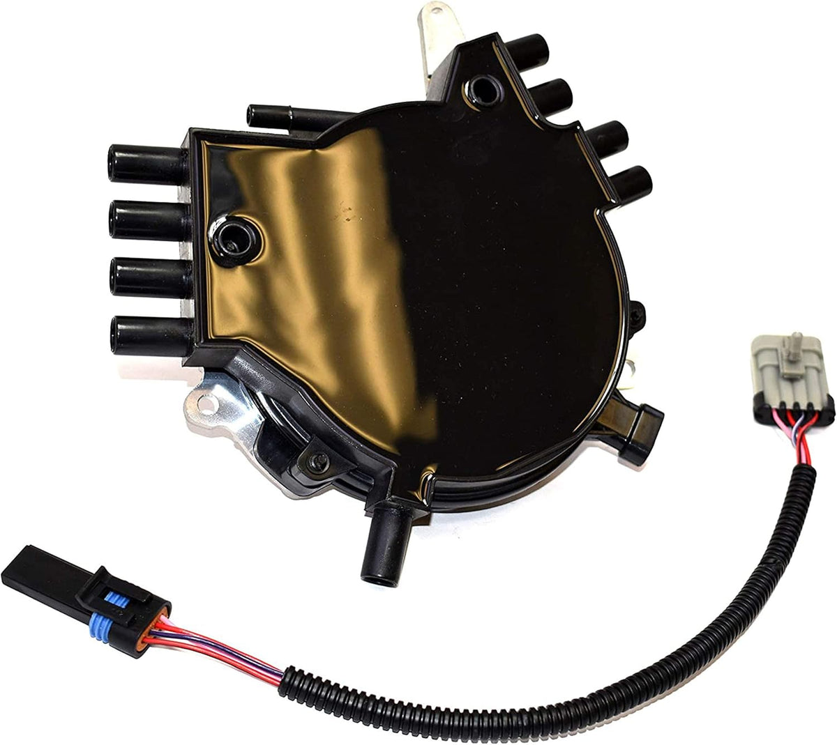 Black Cap Distributor 8 Cylinders Pack of 2 W36063
