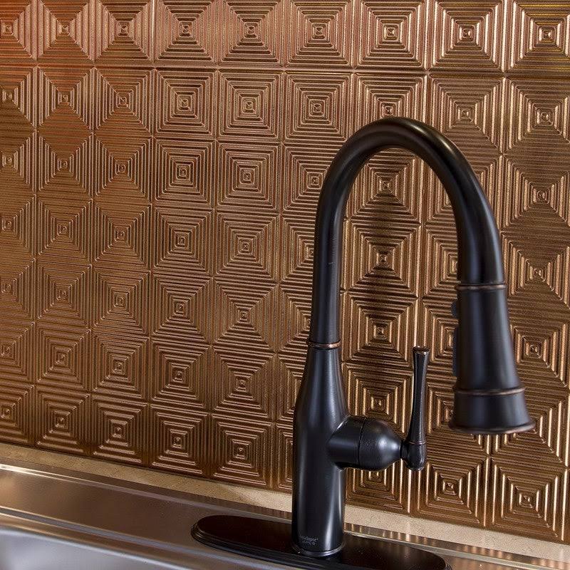 Antique Bronze Backsplash Panel (5 Pack) Z809
