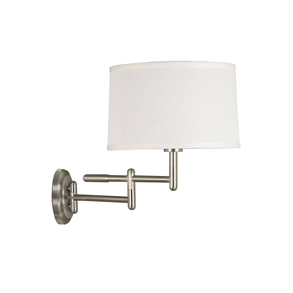Brushed Steel Wall Swing Arm Lamp Z956