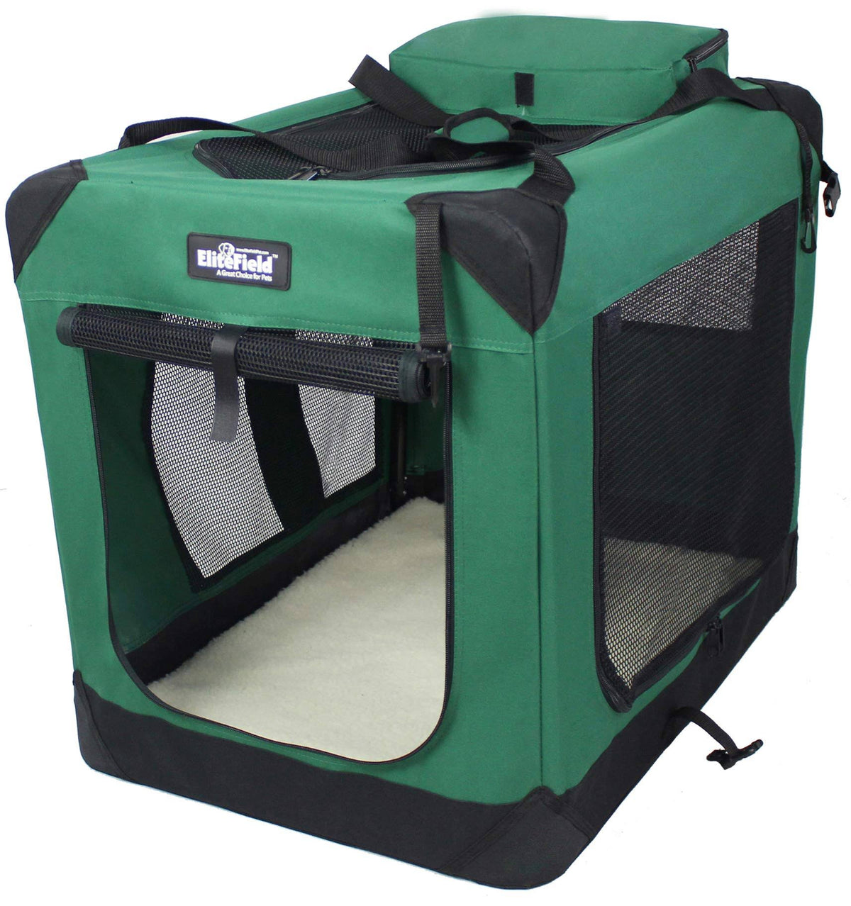 3-Door Folding Soft Dog Crate J37034