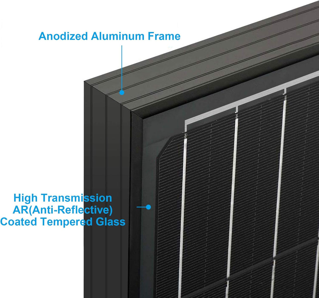 600 Watt Black Mono RV Solar Panel I375