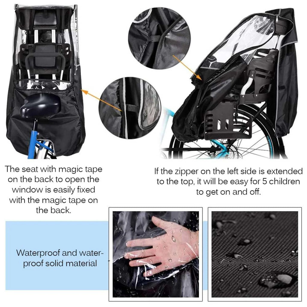 Bike Child Seat Rain Canopy Cover L47387