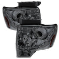 Smoke Projector Headlights Halogen Model Only LED Halo J504629