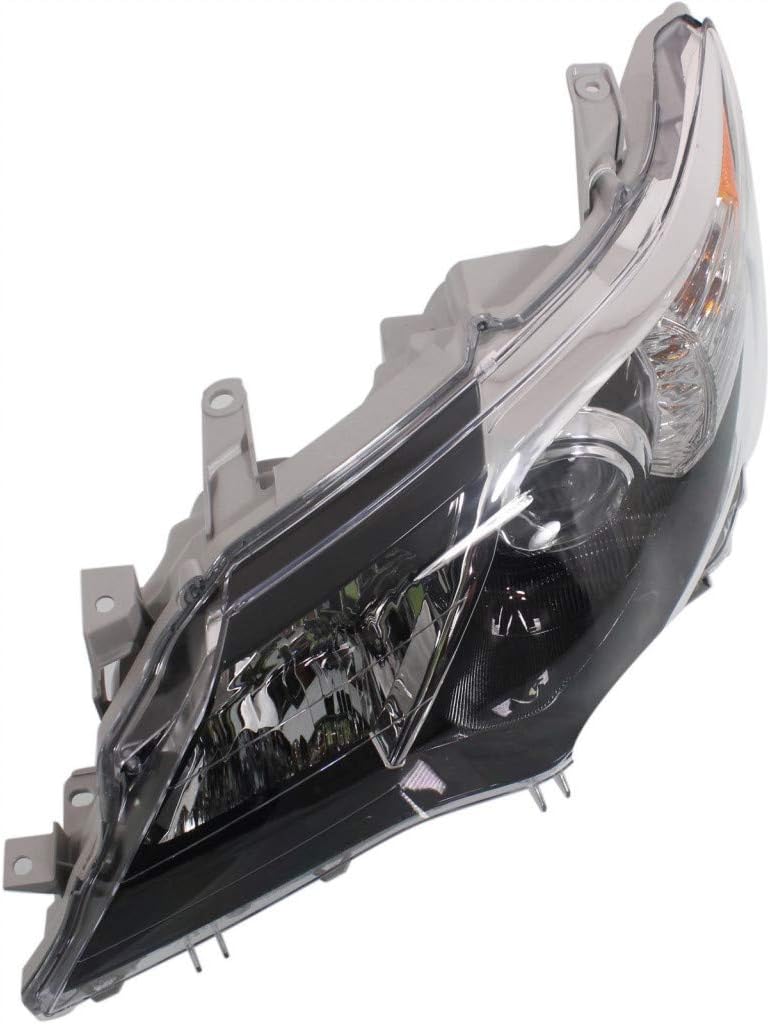 Driver Side Halogen Headlight Assembly for Toyota Camry 2012 2013 2014 M36021
