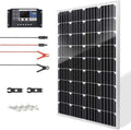 100W 12V Monocrystalline Solar Panel Kit with 30A PWM Charge Controller U26339