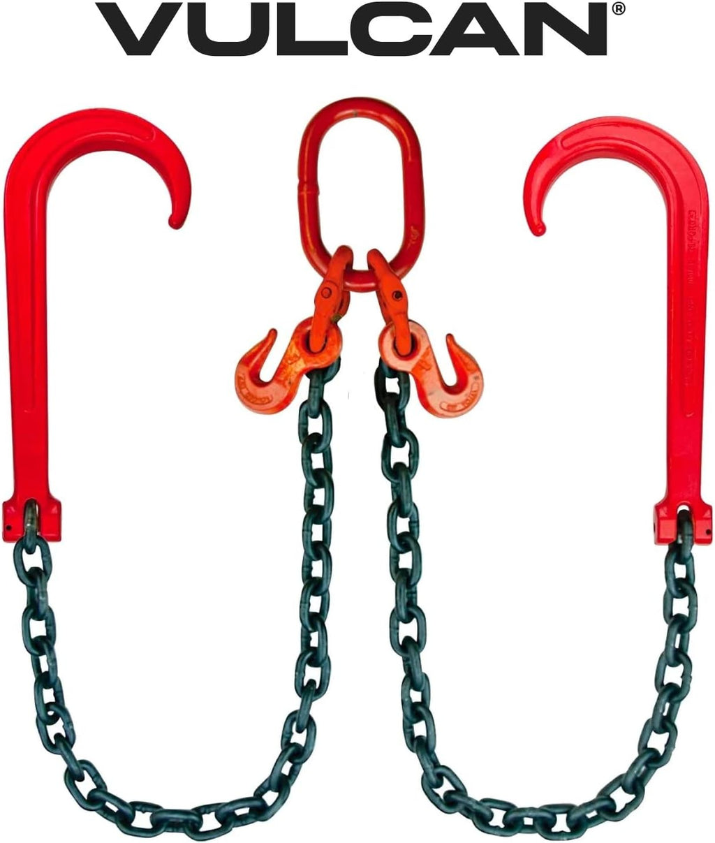 Grade 80 Alloy Towing Chain Bridle, 48 Inch, 12,000 Pound Safe Working Load P232484