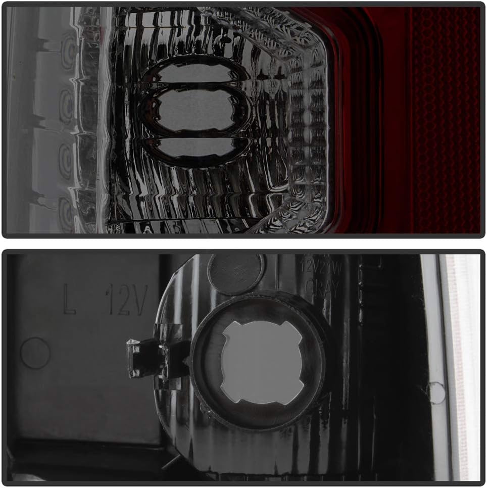 Red Smoked Tail Lights for Toyota Tundra Pickup Truck O7285