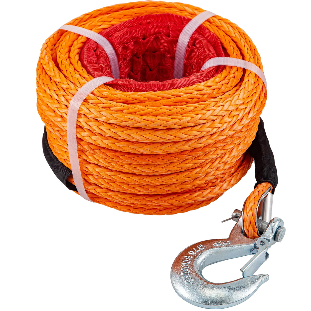 Synthetic Winch Rope Cable 3/8inch 100ft 18740lb L906