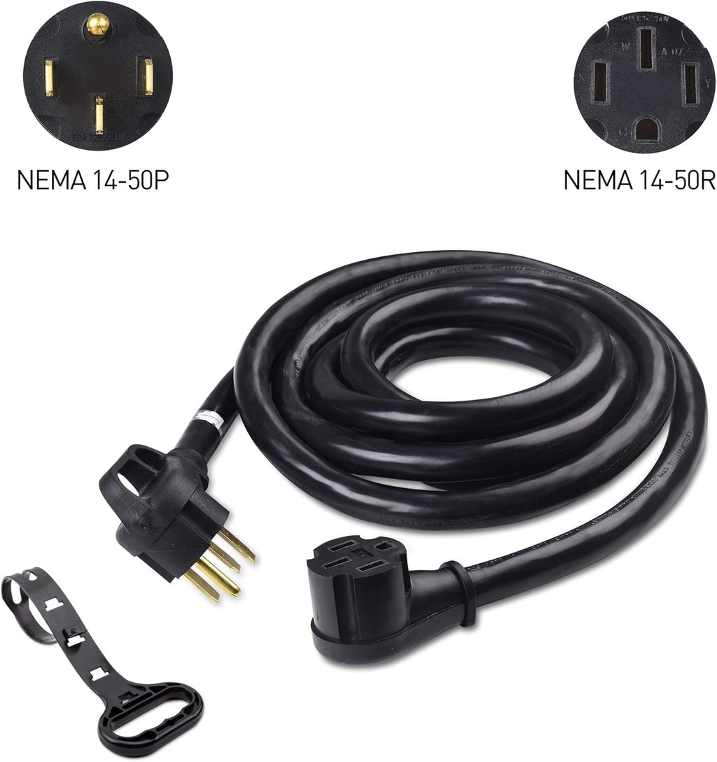 50 AMP RV Extension Cord 15 ft with Carry Strap W5234