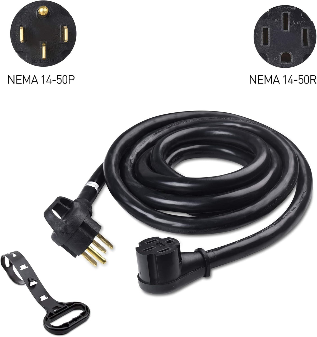 50 AMP RV Extension Cord 15 ft with Carry Strap W5234
